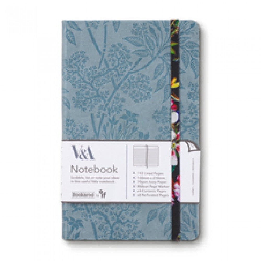 V&A Bookaroo A5 Journal Kilburn Black Floral