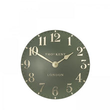 Load image into Gallery viewer, Thomas Kent 12&quot; Arabic Wall Clock Lichen
