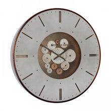 Load image into Gallery viewer, 21&quot; Clocksmith Wall Clock  Cog Bronze
