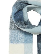 Load image into Gallery viewer, Wils B Young Tassled Blue Scarf
