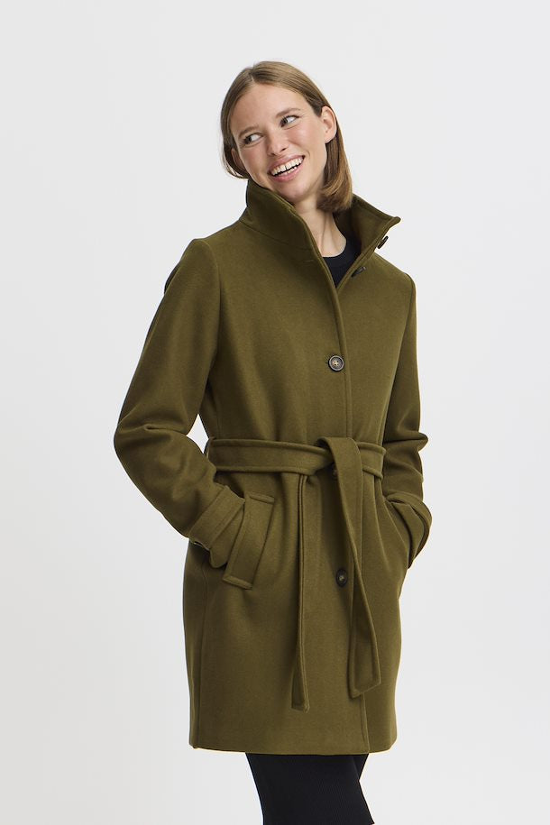 Cilia B Young Coat Olive