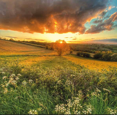 Golden Hour Peak District Card