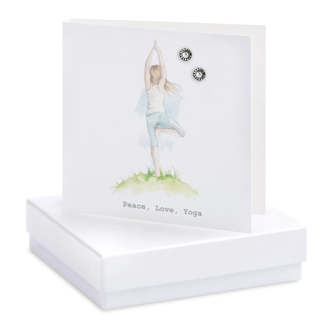 Yoga Earring Card