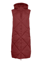 Load image into Gallery viewer, Bomina B Young Long  Padded Hooded Waistcoat
