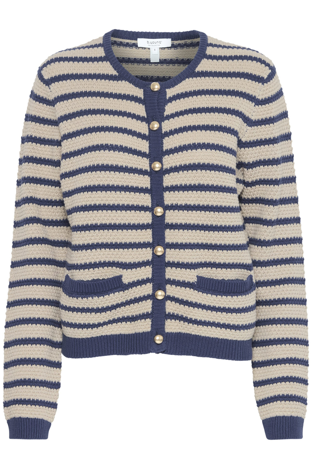 Mikala BYoung Stripe Short Cardigan