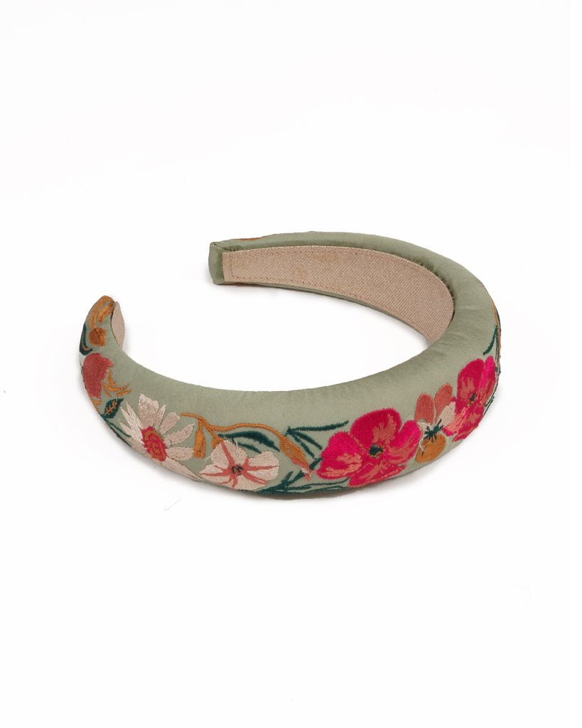 Padded Headband - Country Garden