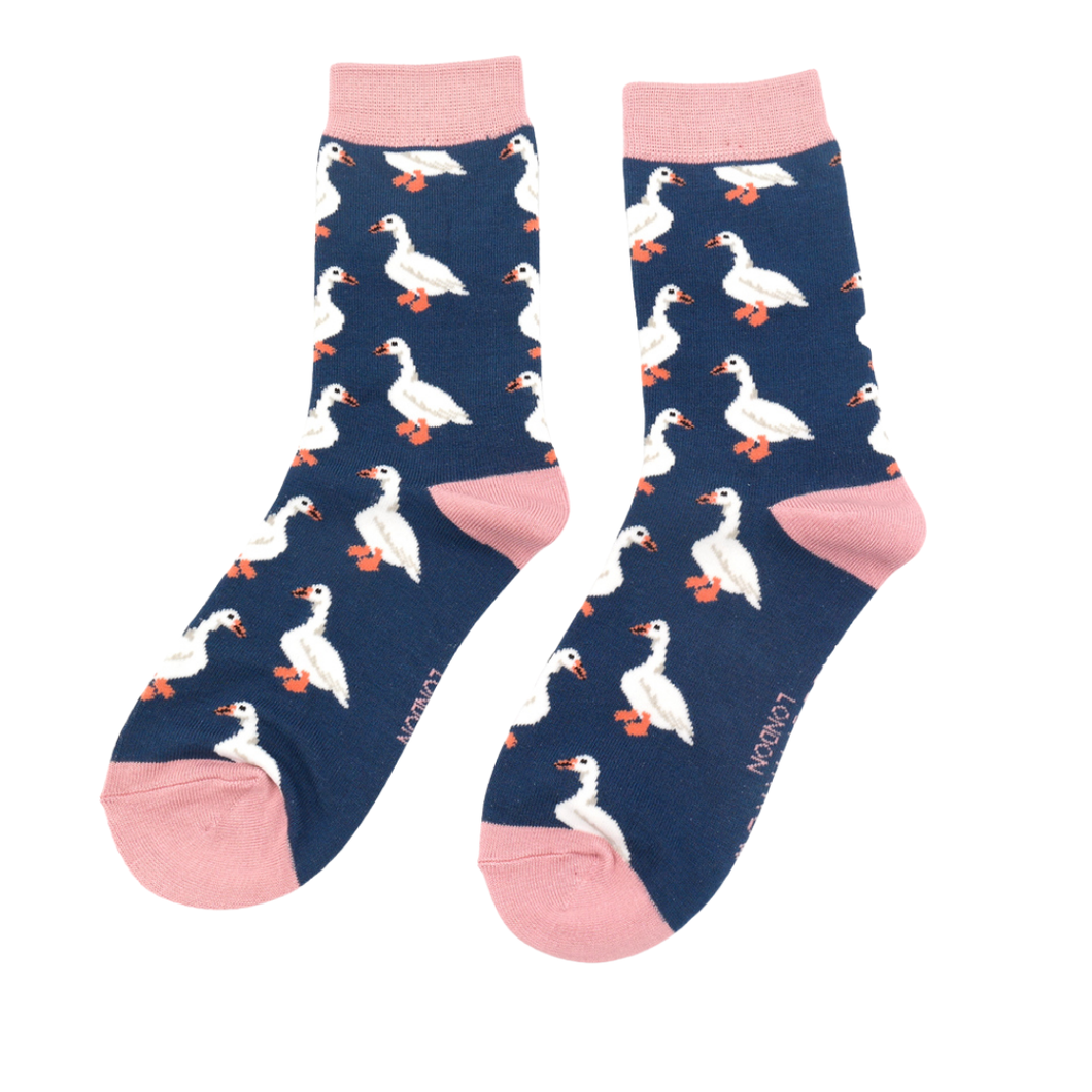 White Ducks Socks