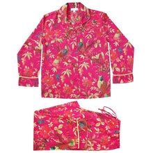 Load image into Gallery viewer, Hot Pink Birds Ladies Pyjamas
