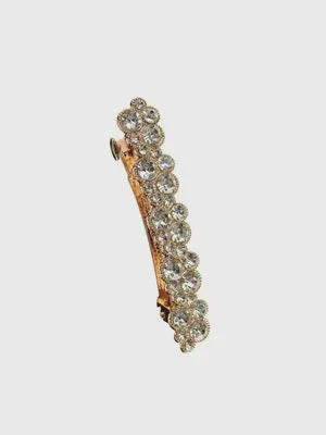 Ballissimo Barette Clip Clear Crystals