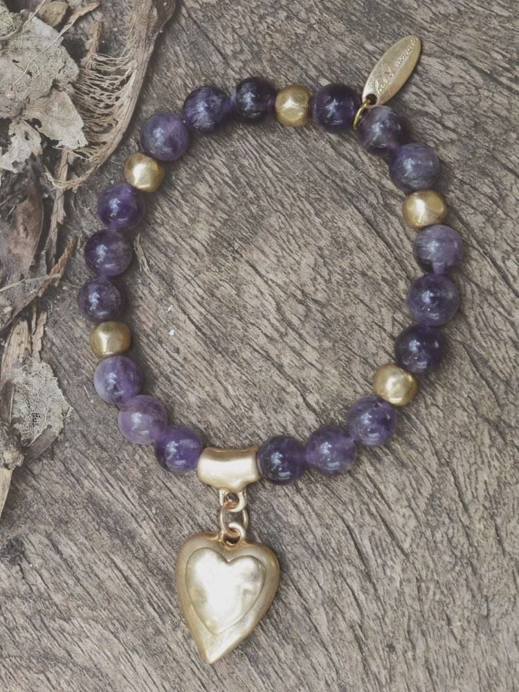 Drop Heart Bracelet