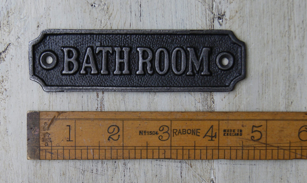 Cast iron Plaque Bathroom