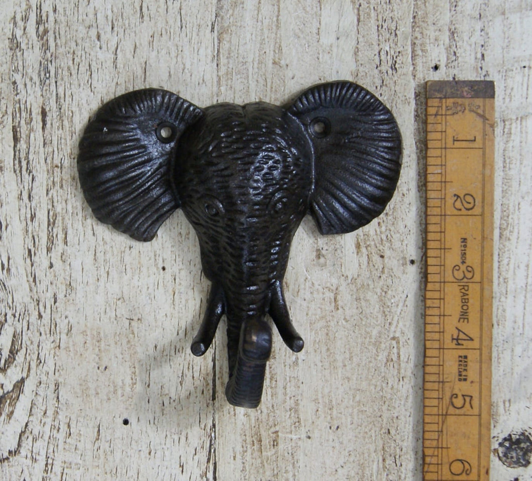 Elephant Head Coat Hook